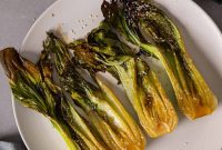 Roasted Bok Choy Recipe with Garlic and Sesame