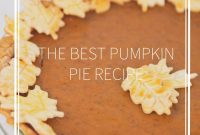 Classic Creamy Pumpkin Pie Recipe