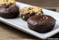 Baked Chocolate Donuts with Rich Cocoa Glaze