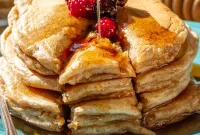 Fluffy Whole Wheat Pancakes Recipe