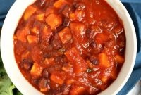 Vegetarian Chili Recipe with Beans and Vegetables