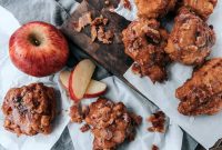 Bacon Apple Fritters with Maple Glaze