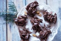 No Bake Rocky Road Chocolate Haystacks Recipe