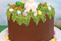 How to Make a Chocolate Easter Bunny Cake