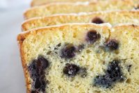 Blueberry Lemon Bread with Tangy Lemon Glaze