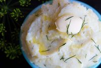 Creamy Instant Pot Cauliflower Mash with Garlic and Dill