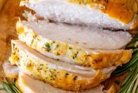 Crispy Oven-Roasted Turkey Breast Recipe with Juicy Center