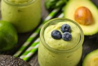 Creamy Tropical Avocado Smoothie with Mango