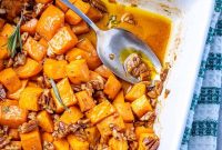Maple Pecan Roasted Sweet Potatoes Recipe