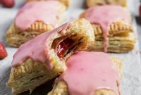 Strawberry Cardamom Pop Tarts Recipe with Puff Pastry
