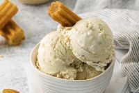 No-Churn Churro Ice Cream Recipe