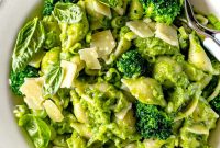 Creamy Broccoli Pasta with Garlic and Parmesan