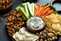 Cilantro Onion Dip Platter for Parties