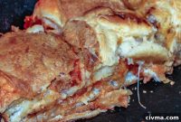 Smoked Pizza Pull Apart Bread Recipe