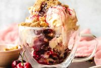 Bourbon Cherry Cheesecake Ice Cream Recipe
