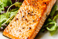Air Fryer Salmon with Crispy Skin in 10 Minutes