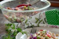 Mediterranean Chickpea and Lentil Salad with Lemon Vinaigrette