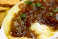 Baked Brie with Maple Bacon Onion Jam Recipe
