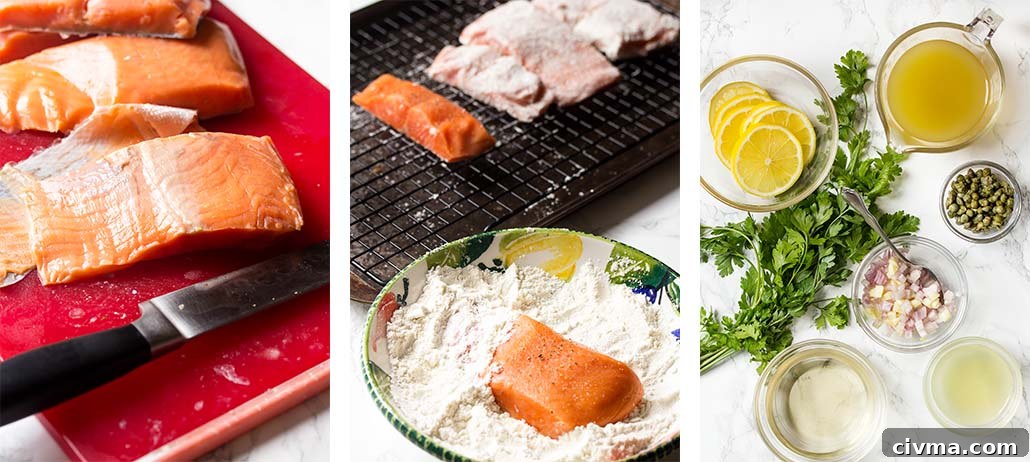Step by step on how to make the recipe.
