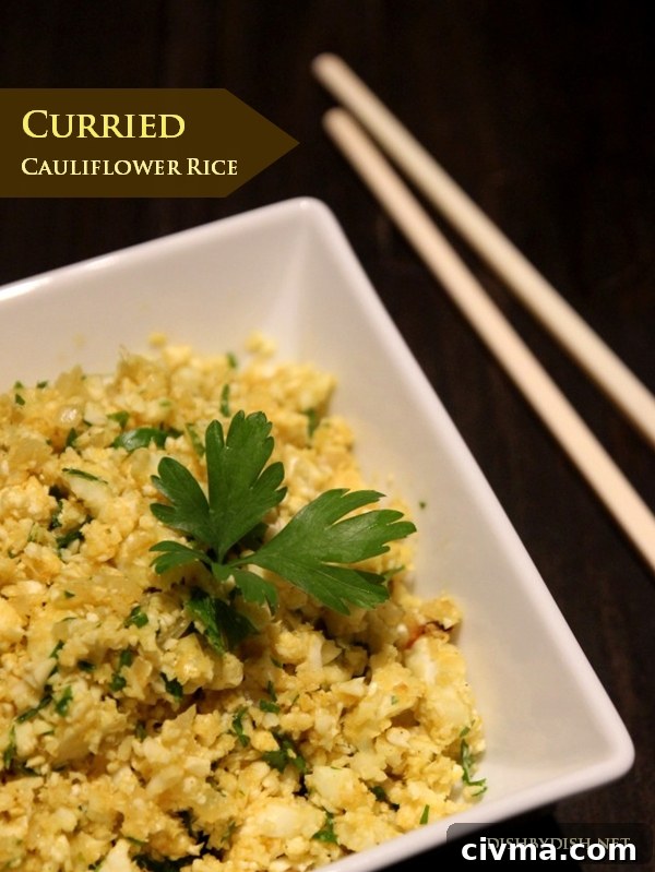 Curried Cauliflower Rice