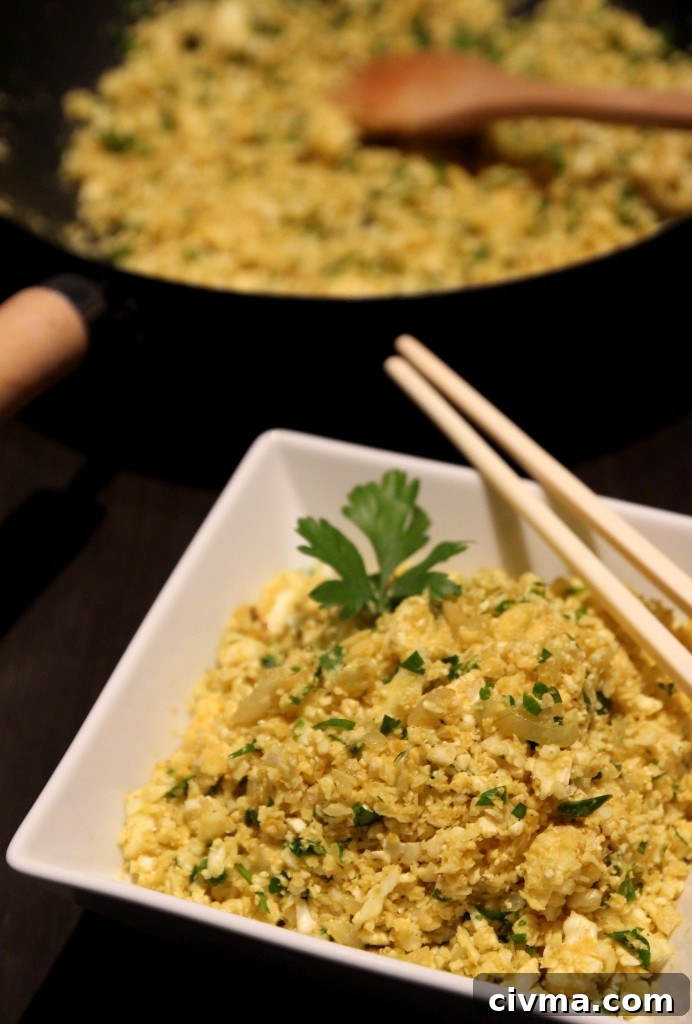 Curried Cauliflower Rice