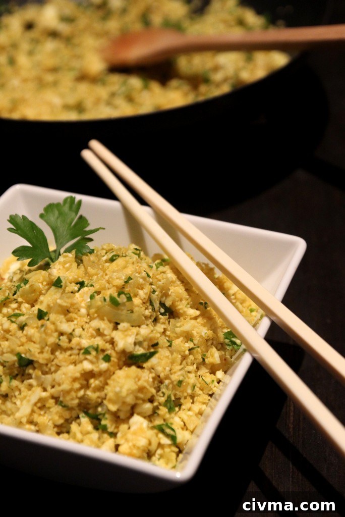Curried Cauliflower Rice