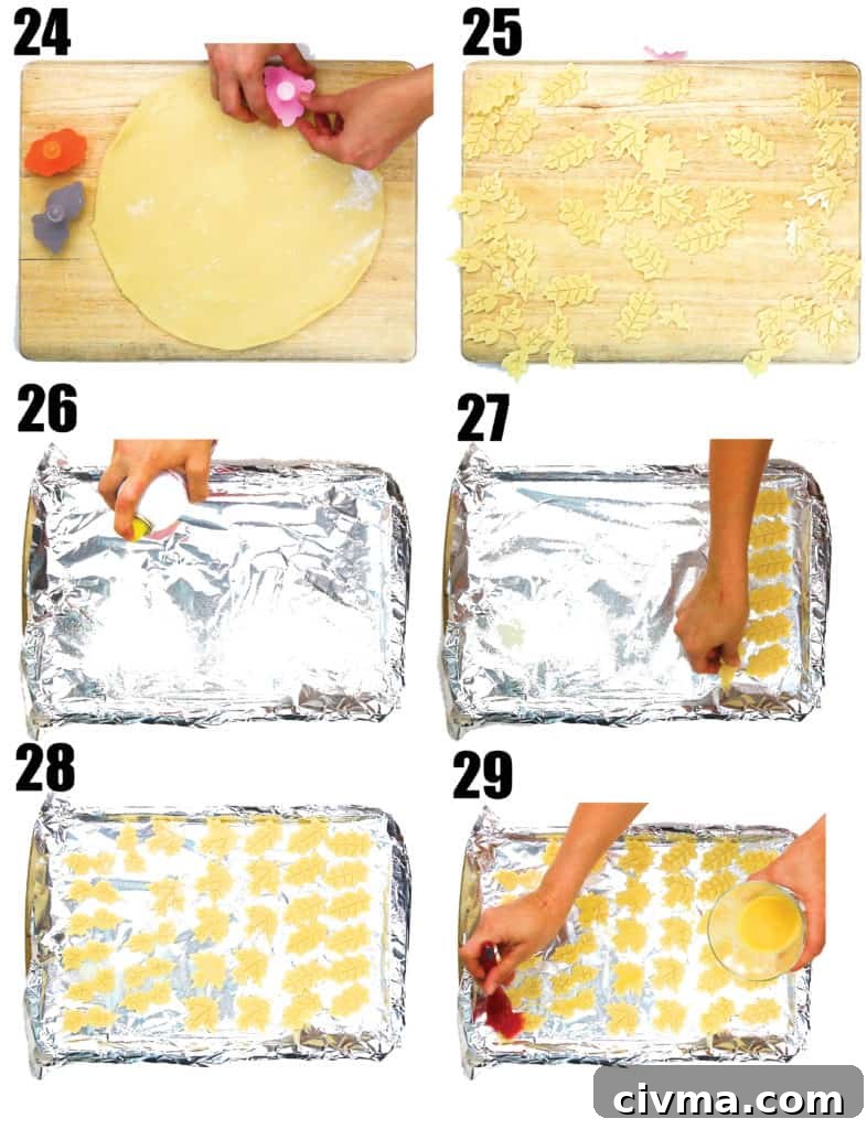 baked leaf crust pieces