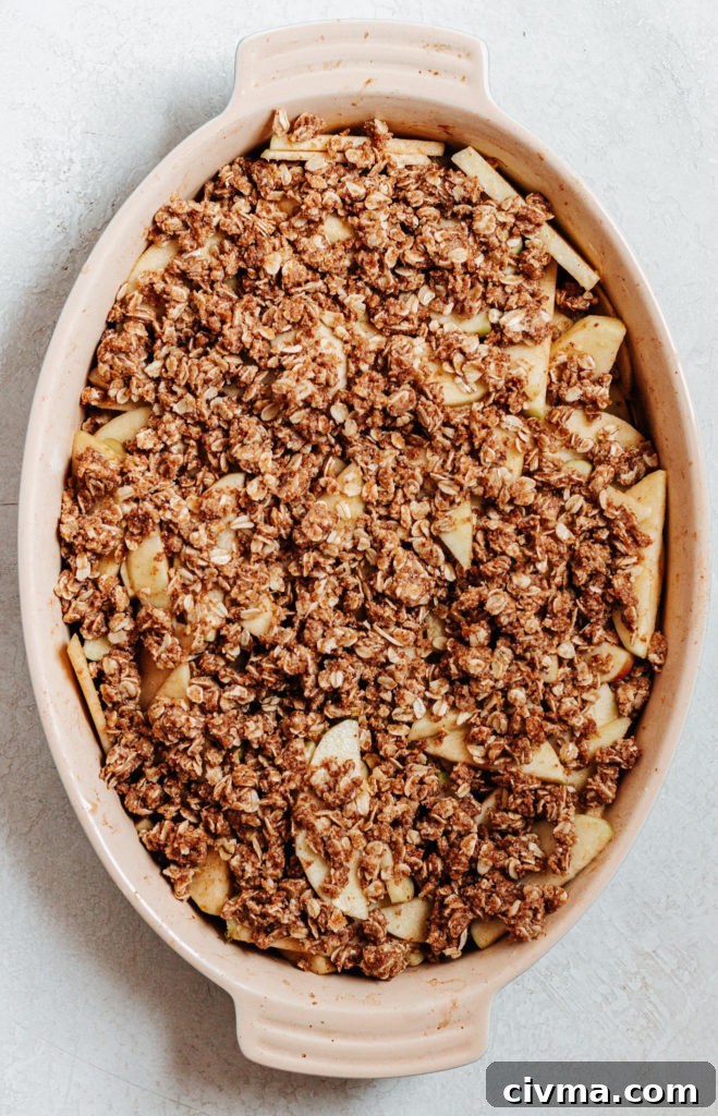 Easy Healthy Vegan Gluten Free Homemade Maple Cinnamon Apple Crisp Recipe