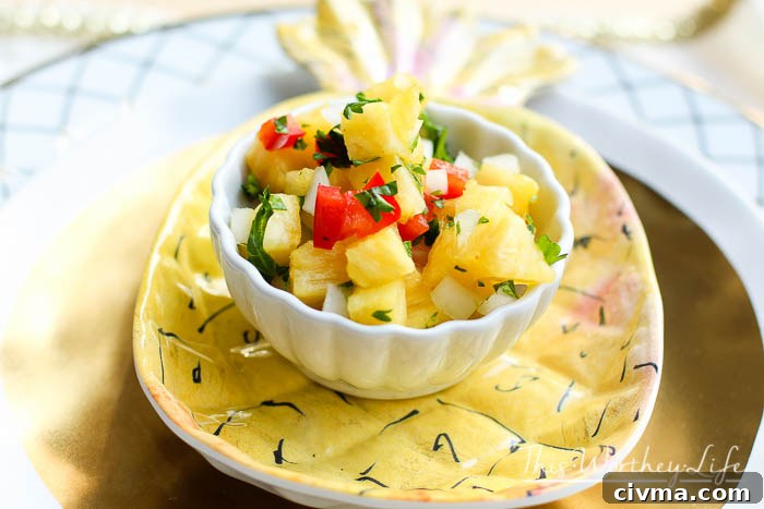 Homemade Pineapple Salsa