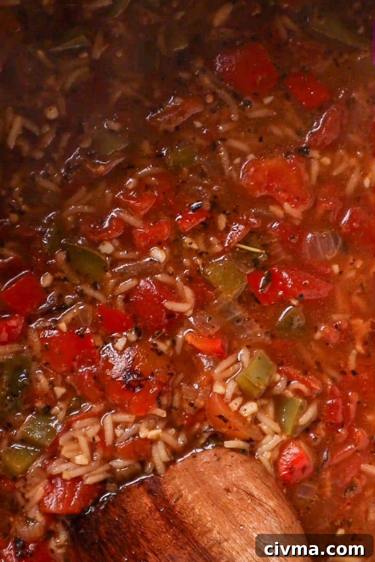 bell pepper and rice soup base