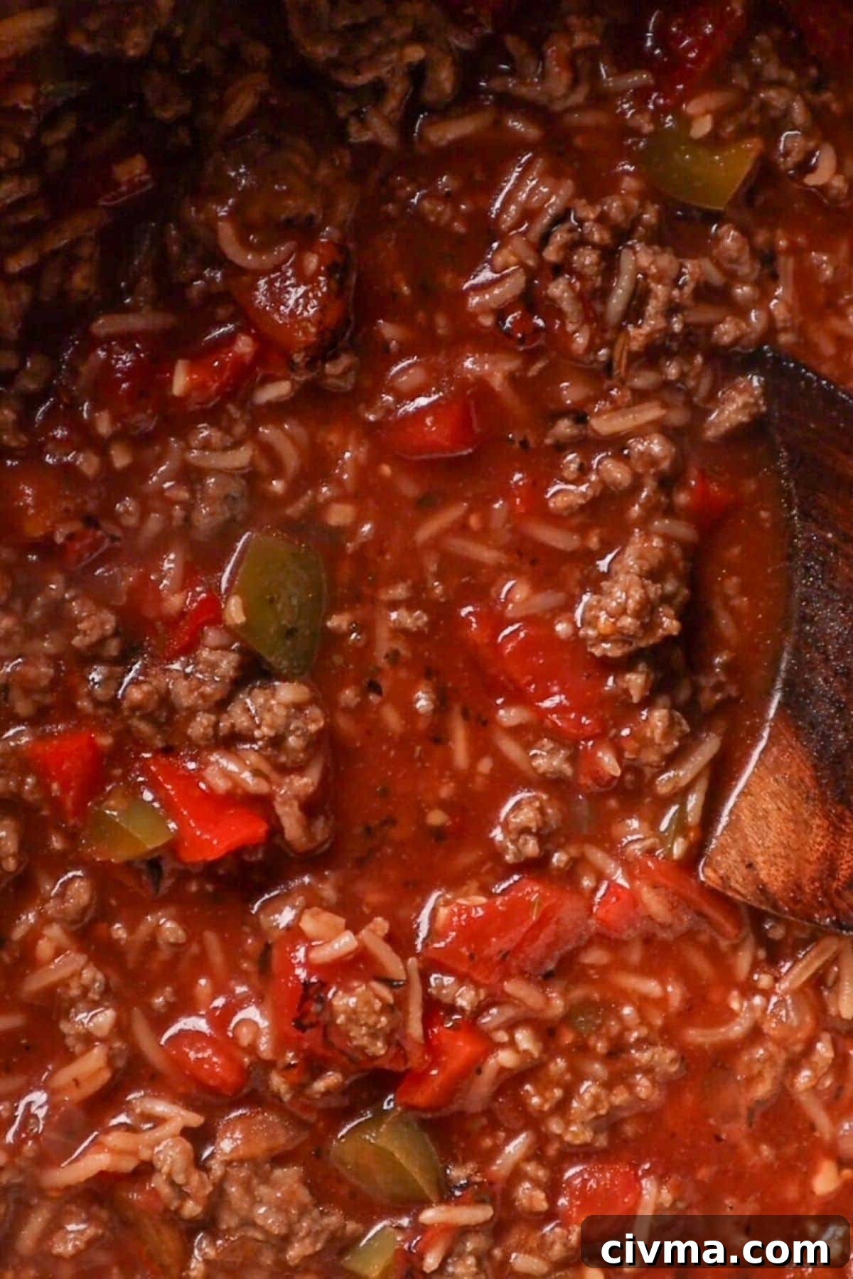 stuffed pepper soup with ground beef