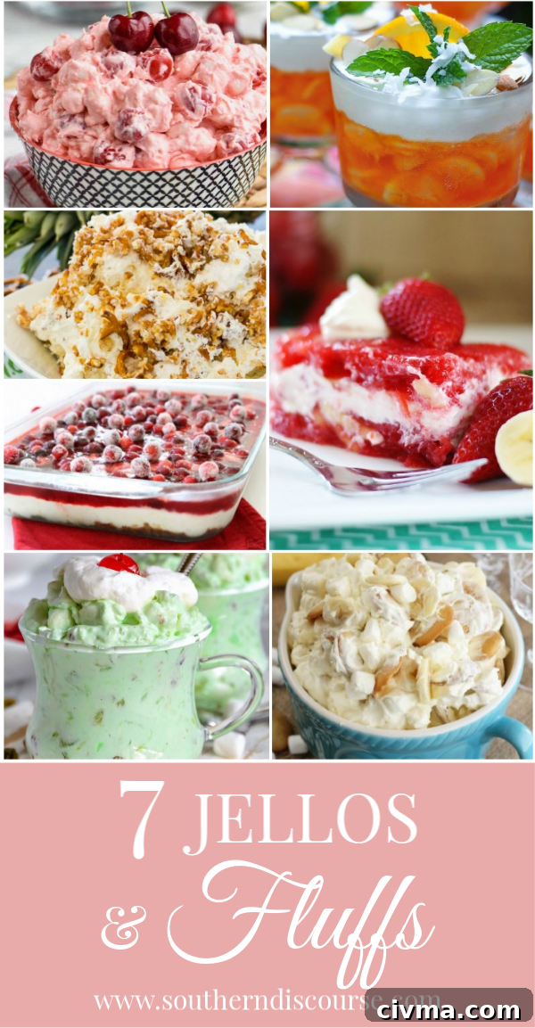 Creamy, delicious fluff and jello salads are everyone's favorites and so easy to make! Enjoy these classic salads for potlucks, holidays, and special occasions.