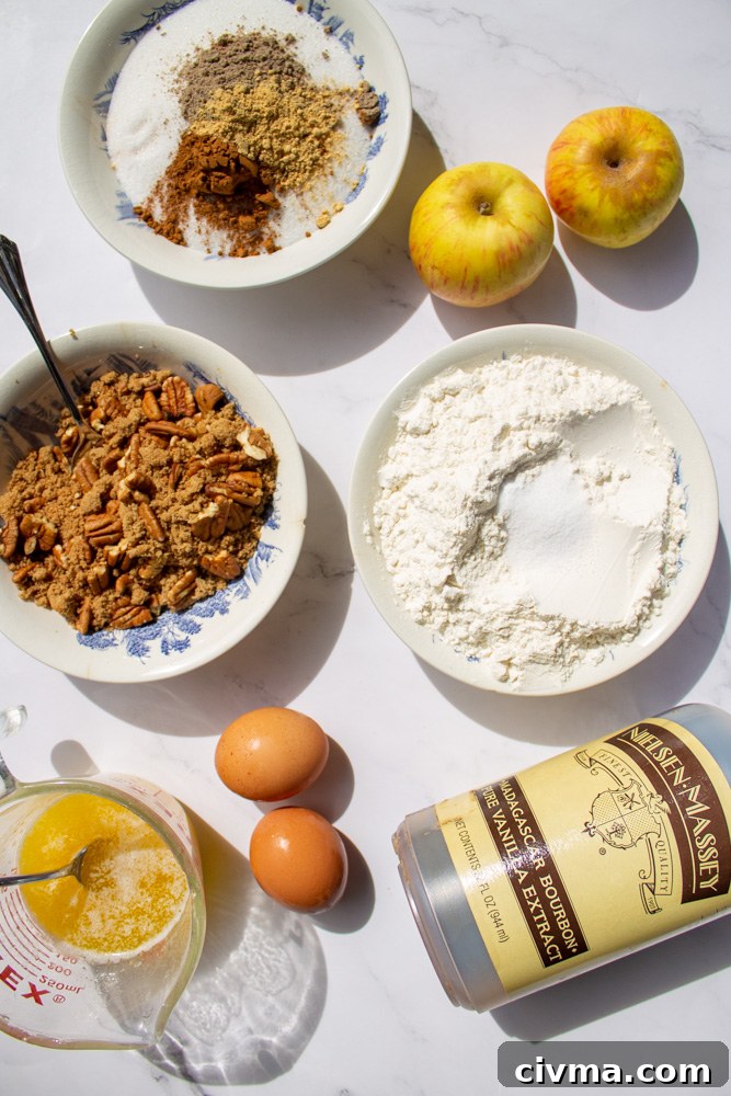 apple cake ingredients