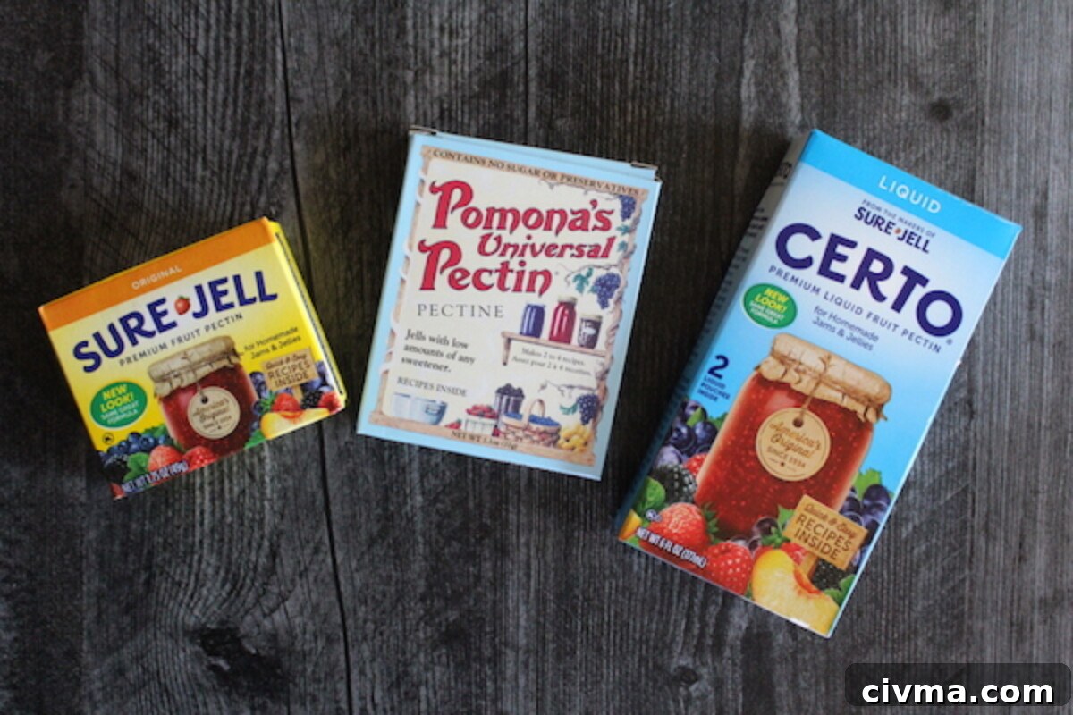 Pectin choices for Dandelion Jelly