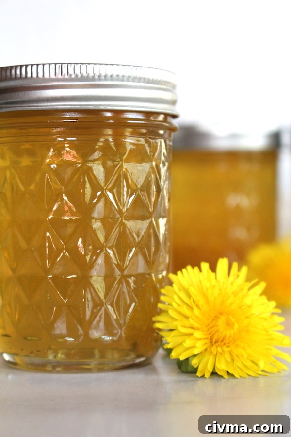 Homemade Dandelion Jelly