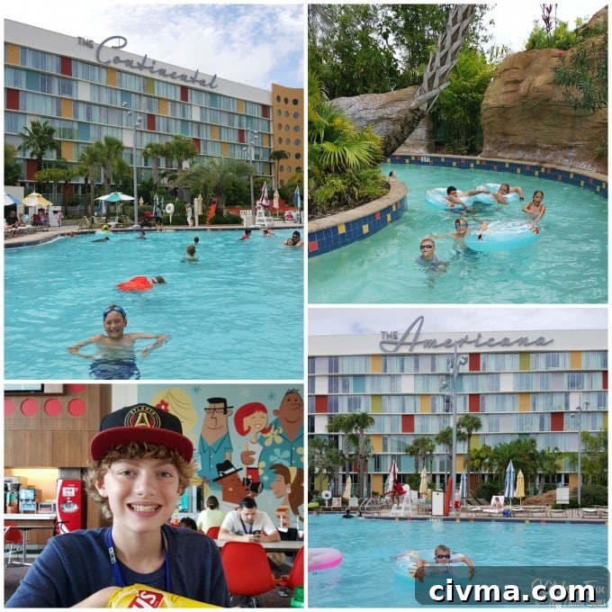 Cabana Bay Universal Orlando pool area