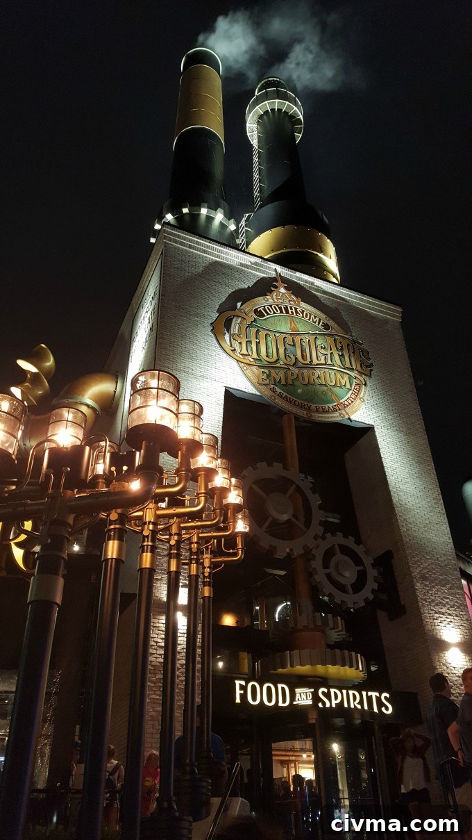 Universal Orlando restaurant meal