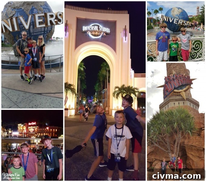 Universal Orlando Family Forward trip