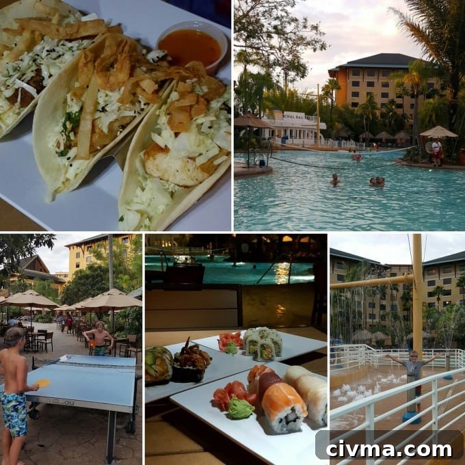 Family stay at Loews Royal Pacific Resort