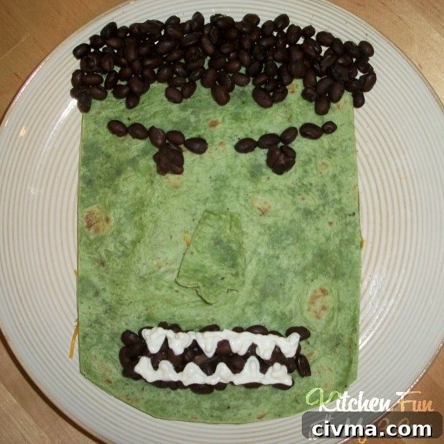 The Hulk Quesadilla Kids Dinner