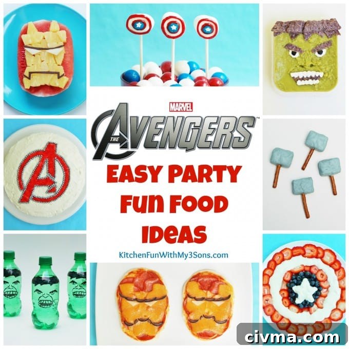 Avengers Party Food