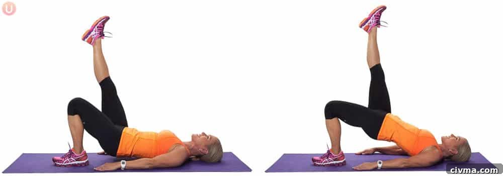 Muscle Groups to Train Together Plus Workouts 11 Chris Freytag performing single leg hamstring bridges