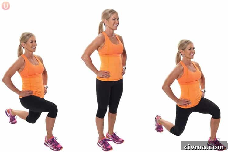 Muscle Groups to Train Together Plus Workouts 13 Chris Freytag performing alternating lunges