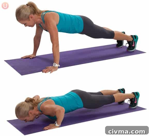 Muscle Groups to Train Together Plus Workouts 4 Chris Freytag demonstrating how to perform push-ups