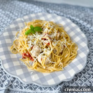 One Pot Chicken Spaghetti