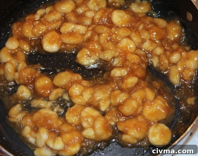Caramelized Bananas for Caramelized Banana Ice Cream