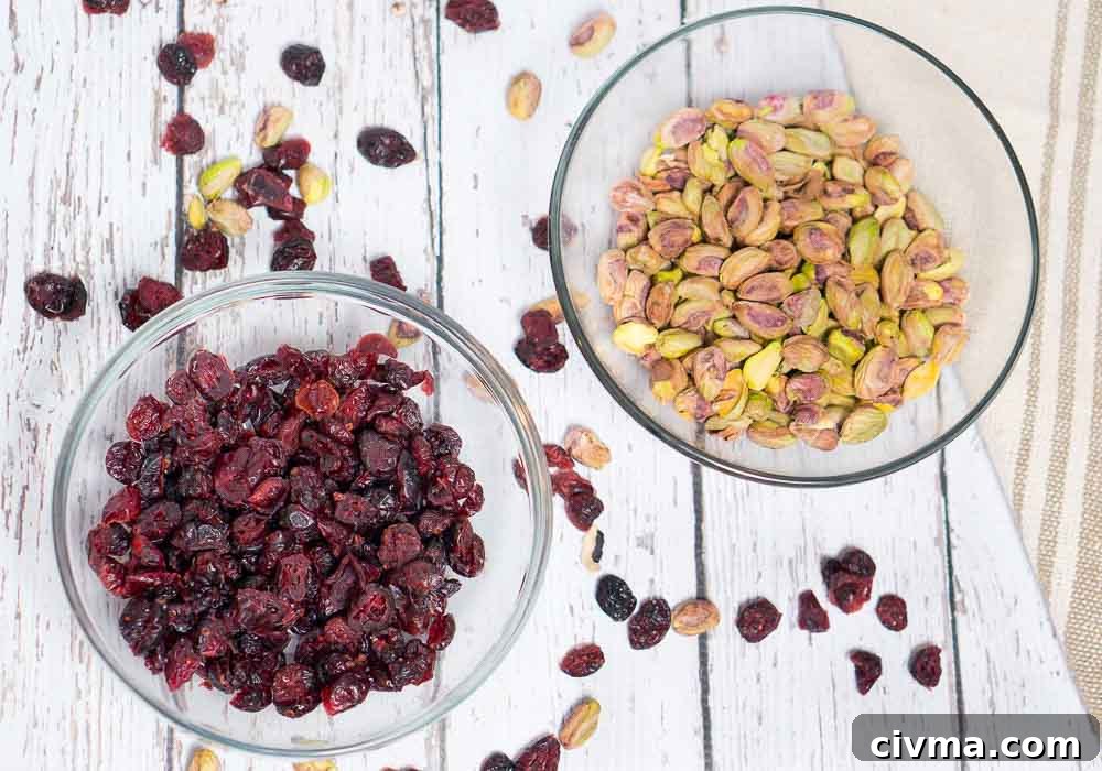 cranberry pistachio chocolate bark
