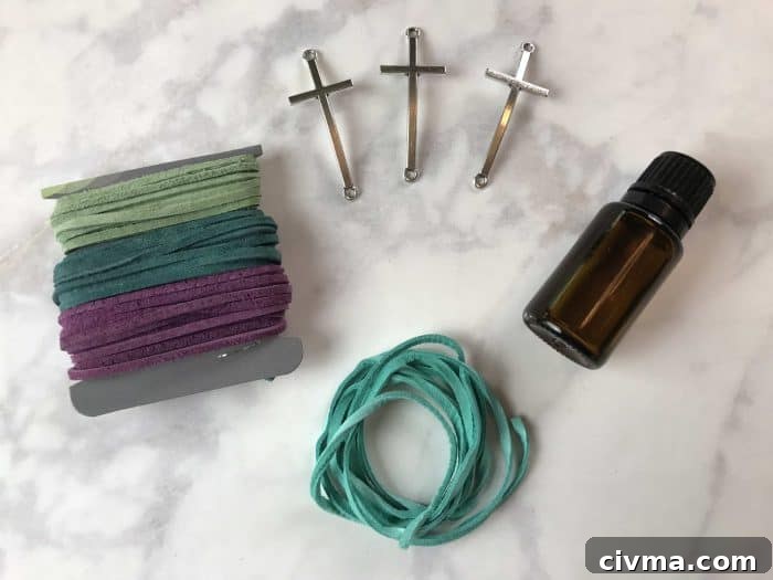 Make your own DIY essential oil diffuser bracelet with just a couple of supplies, less than 2 minutes to make, and no special craft skills needed. Fun for a girls night or make & take class. Plus there are lots of ideas for how to customize the scent of your diffuser bracelet to suit your mood: energizing to wake you up, lift your spirits, calm & relax, focus & concentrate, support immune system, and rev up your libido.