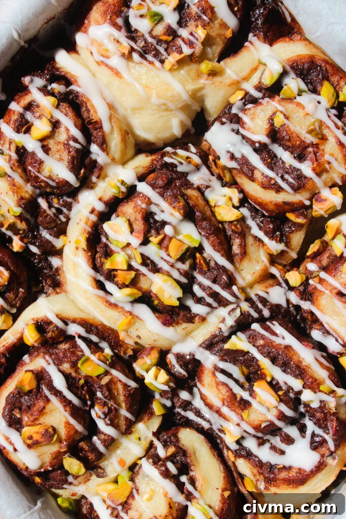 Pistachio Chocolate Rolls