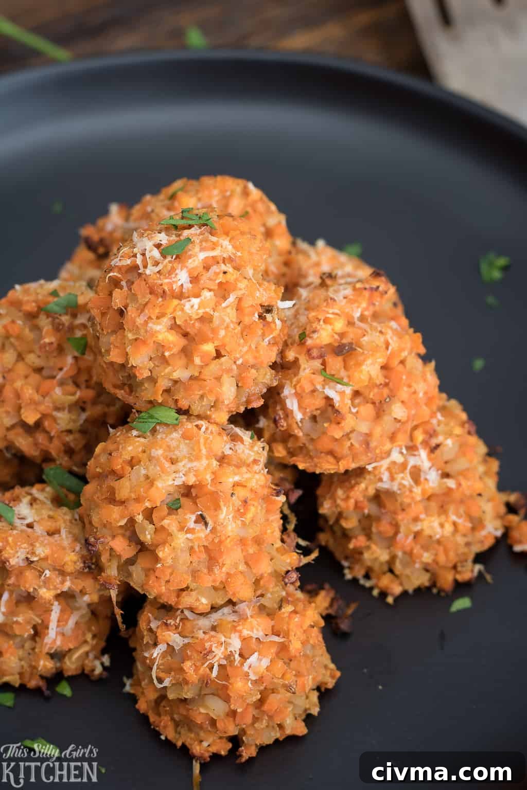 Homemade Sweet Potato Tots, a delicious, flavorful healthy alternative ready in under 30 minutes!